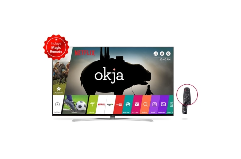 Vista frontal de Televisor SUPER UHD 4K 65 &#34;- NanoCell DISPLAY -  Multi HDR (HDR 10 &#43; Premium Dolby Vision) - Sonido Premium Harman Kardon- SMART TV 65SJ950T