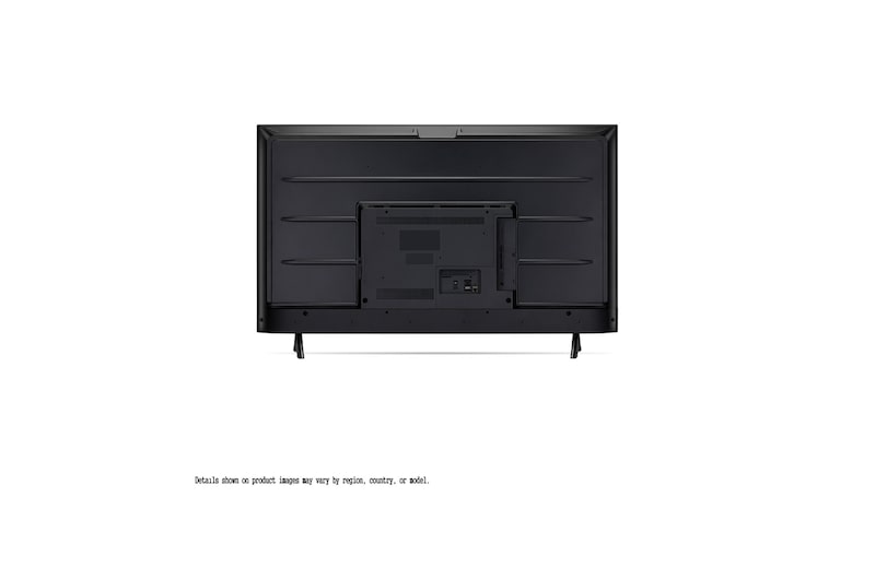 Rear view of LG UHD TV