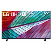 LG Televisor LG 65" UHD |4K |Procesador IA α5|Smart TV |Control de brillo AI|Alerta deportes , 65UR7800PSB