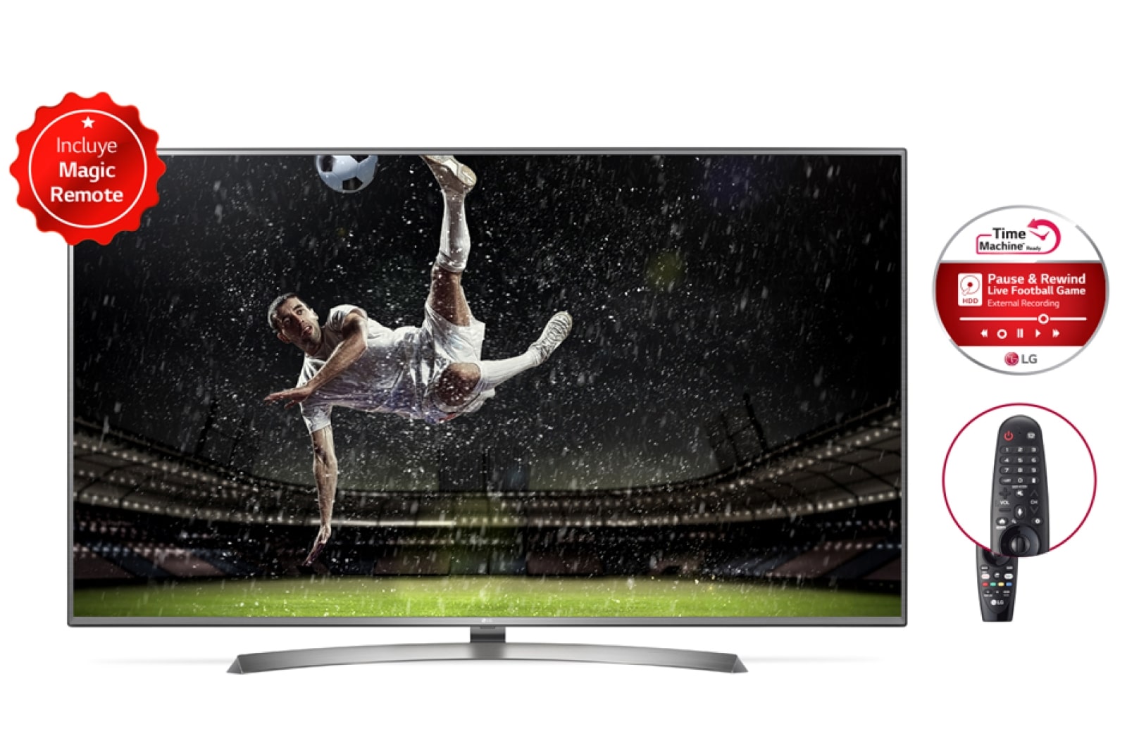 60UJ658T TV UHD 4K 60 "- Multi HDR (HDR 10) - HI FI   - SMART TV