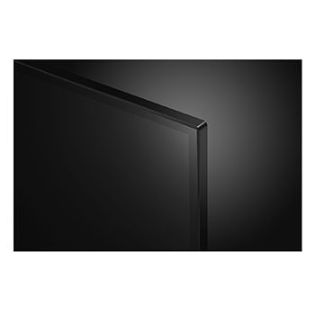 Close-up of the top edge of LG UHD TV