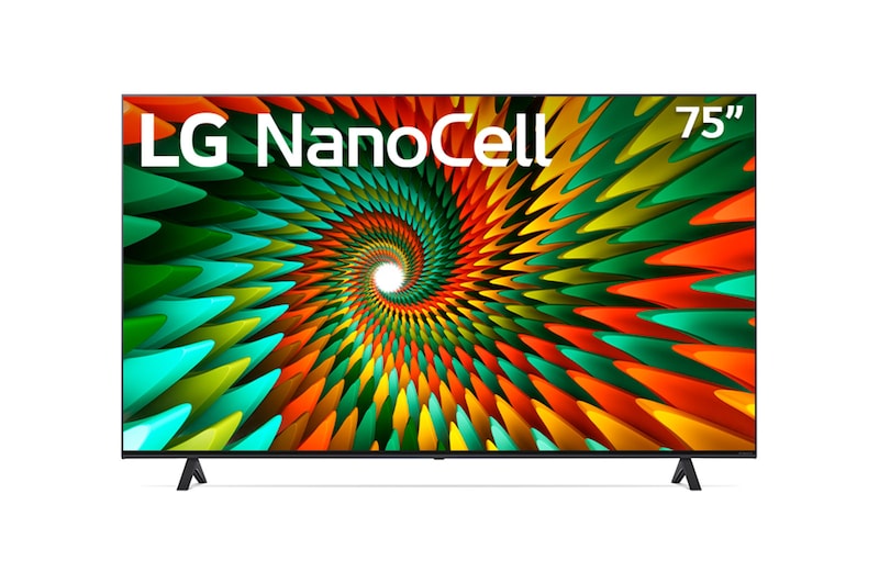 Vista frontal de TV 75 Pulgadas NanoCell 4K - 75NANO77SRA - Incluye Magic Remote 75NANO77SRA