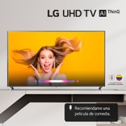 LG Televisor LED UHD - Con Inteligencia Artificial - Procesador Alpha 7 Gen3 4K, Cinema HDR - Dolby Atmos , 82UN8000PDB