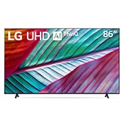 LG Televisor LG 86" UHD |4K |Procesador IA α5|Smart TV |Mayor nivel de brillo|Pantalla Ultragrande| Incluye Magic Remote, 86UR8750PSA