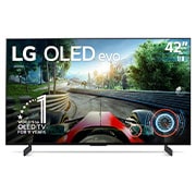 LG Televisor  LG 42" OLED   | 4K | Procesador AI α9  |Smart TV| Gaming TV|Incluye Magic remote, OLED42C3PSA