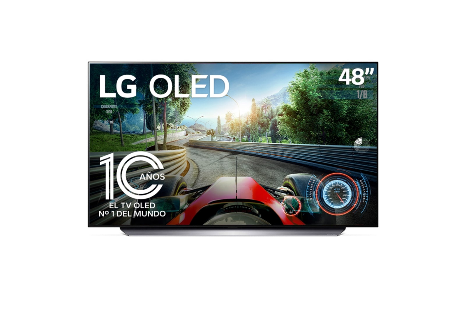 TV LG OLED evo 48 - 4K UHD - Procesador inteligente α9 Gen5 AI - Smart tv  webOS - OLED48C2PSA