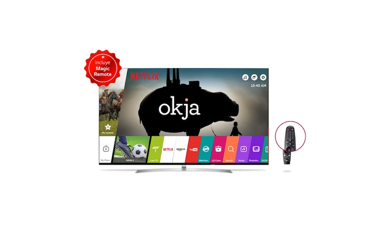 LG  OLED 4K 55" Multi HDR - Sonido Premium Dolby Atmos - SMART TV, OLED55B7T