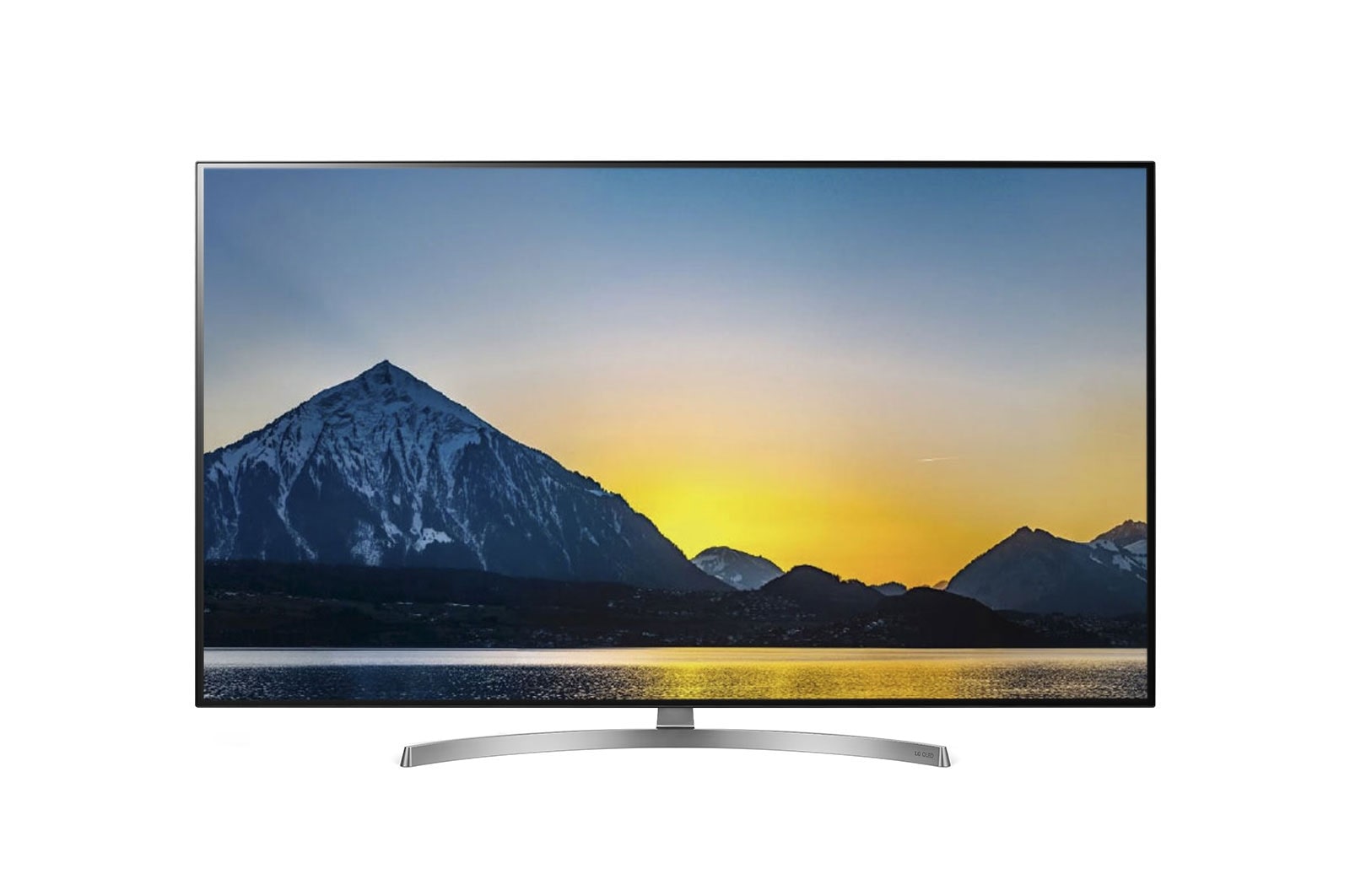 Vista frontal de TV LG OLED 55&#34; - HDR Dolby Vision &#43; Technicolor - Procesador Alpha7 - Sonido Dolby Atmos OLED55B8SDC