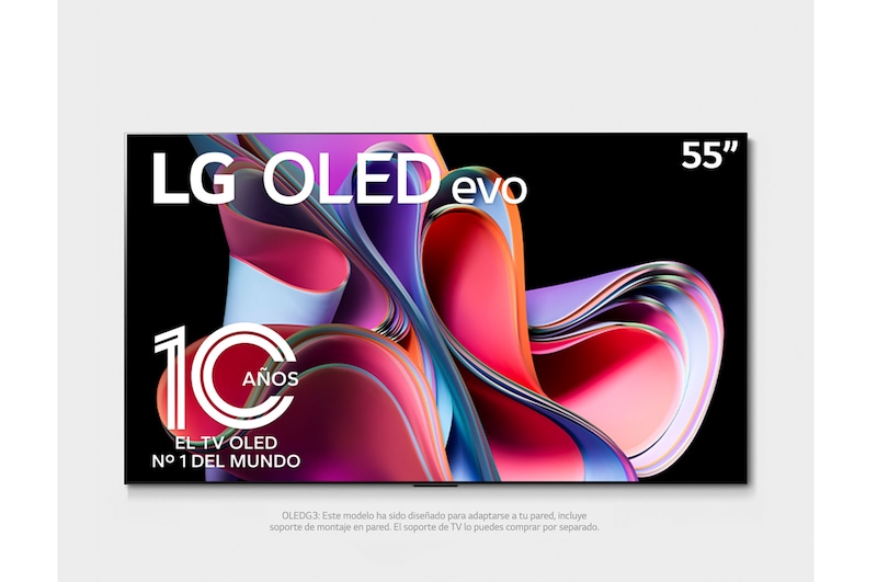 LG TV 55 Pulgadas OLED evo - OLED55G3PSA - Incluye Magic Remote, OLED55G3PSA
