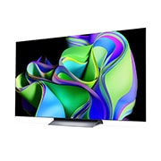Vista Frontal lateral Televisor LG OLED Evo