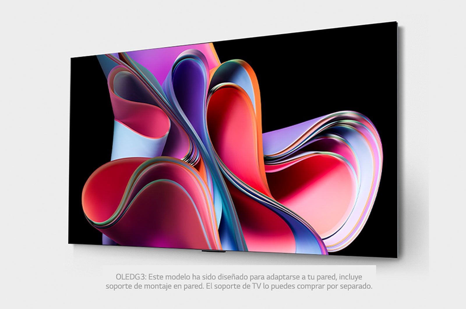 LG Televisor LG 65" OLED evo | 4K |  Procesador AI α9 | Smart TV  |Ultra delgado|Diseño de arte|Incluye  Magic remote, OLED65G3PSA