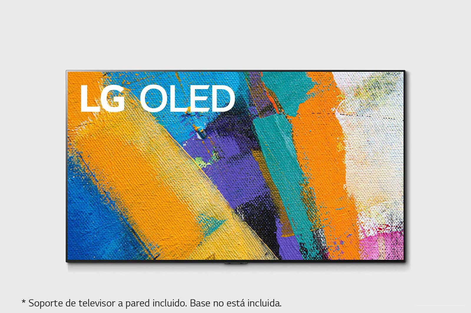 Vista frontal de Televisor OLED UHD Con Inteligencia Artificial- Procesador Alpha9 Gen 3 4K  -Cinema HDR - Dolby Atmos OLED65GXPDA