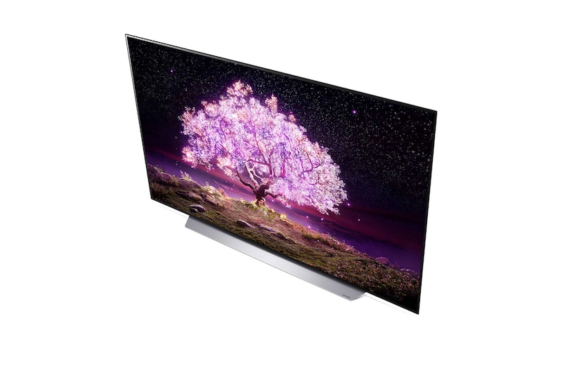 LG LG OLED 77" C1 4K Smart TV con ThinQ AI(Inteligencia Artificial), α9 Gen4 AI Processor, OLED77C1PSA