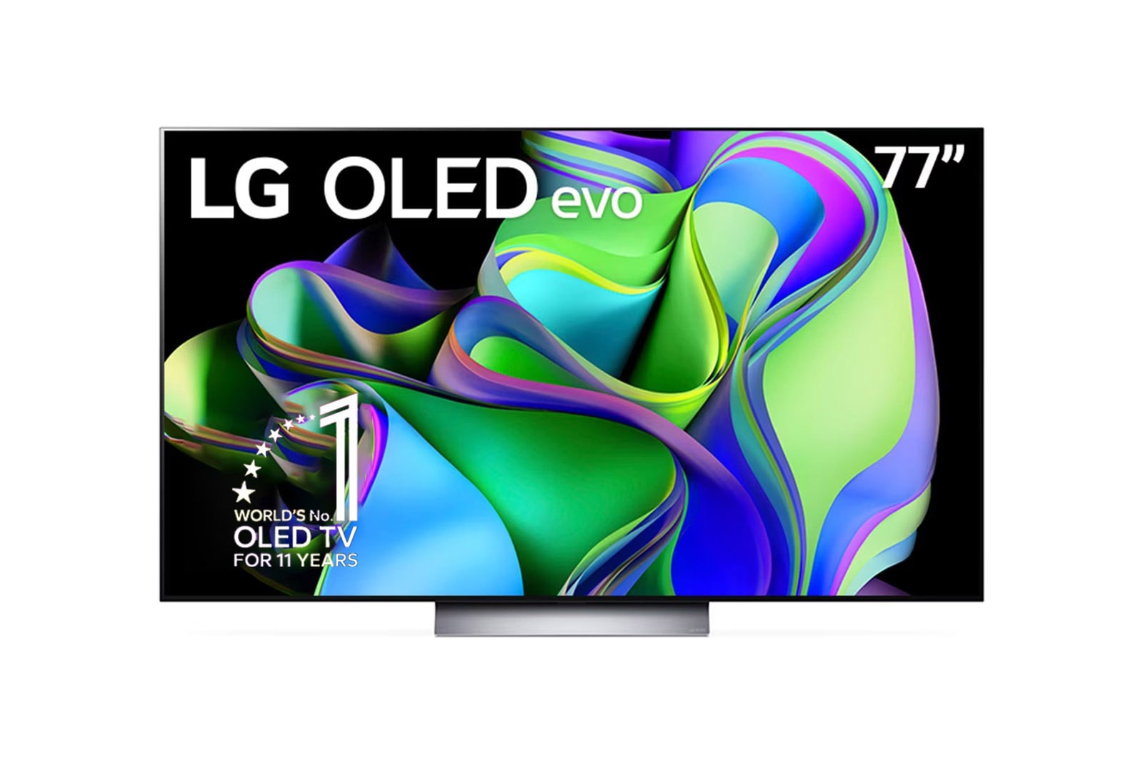 Televisor LG 77 OLED evo, 4K, Procesador AI α9, Smart TV, Dolby Vision  y Dolby Atmos, Incluye Magic remote - OLED77C3PSA