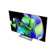 LG Televisor  LG 77" OLED  evo | 4K | Procesador AI α9 |Smart TV | Dolby Vision y Dolby Atmos |Incluye Magic remote, OLED77C3PSA