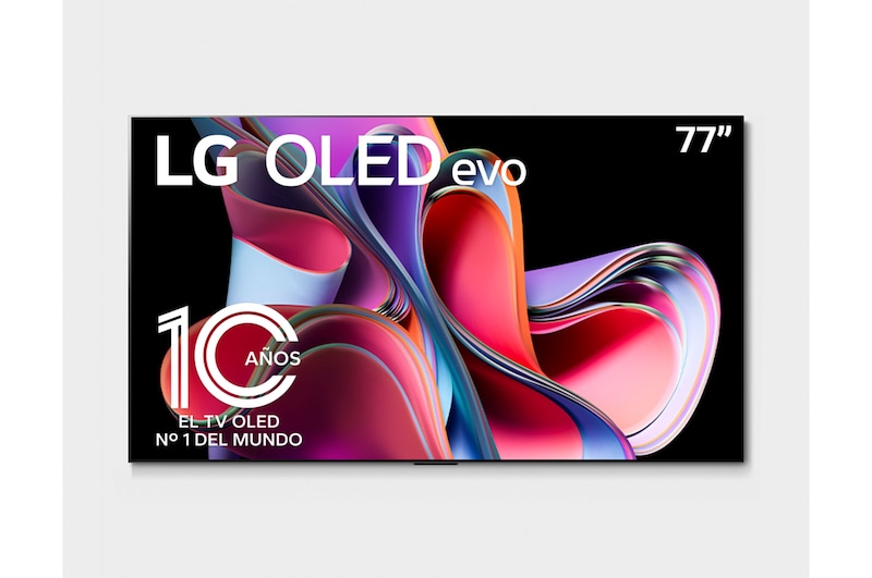 LG Televisor  LG 77" OLED evo | 4K | Procesador AI α9 |Smart TV  |Ultra delgado|Diseño de arte|Incluye  Magic remote, OLED77G3PSA