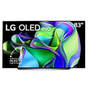 LG Televisor  LG 83" OLED  evo| 4K |Procesador AI α9 |Smart TV | Dolby Vision y Dolby Atmos |Incluye Magic remote, OLED83C3PSA