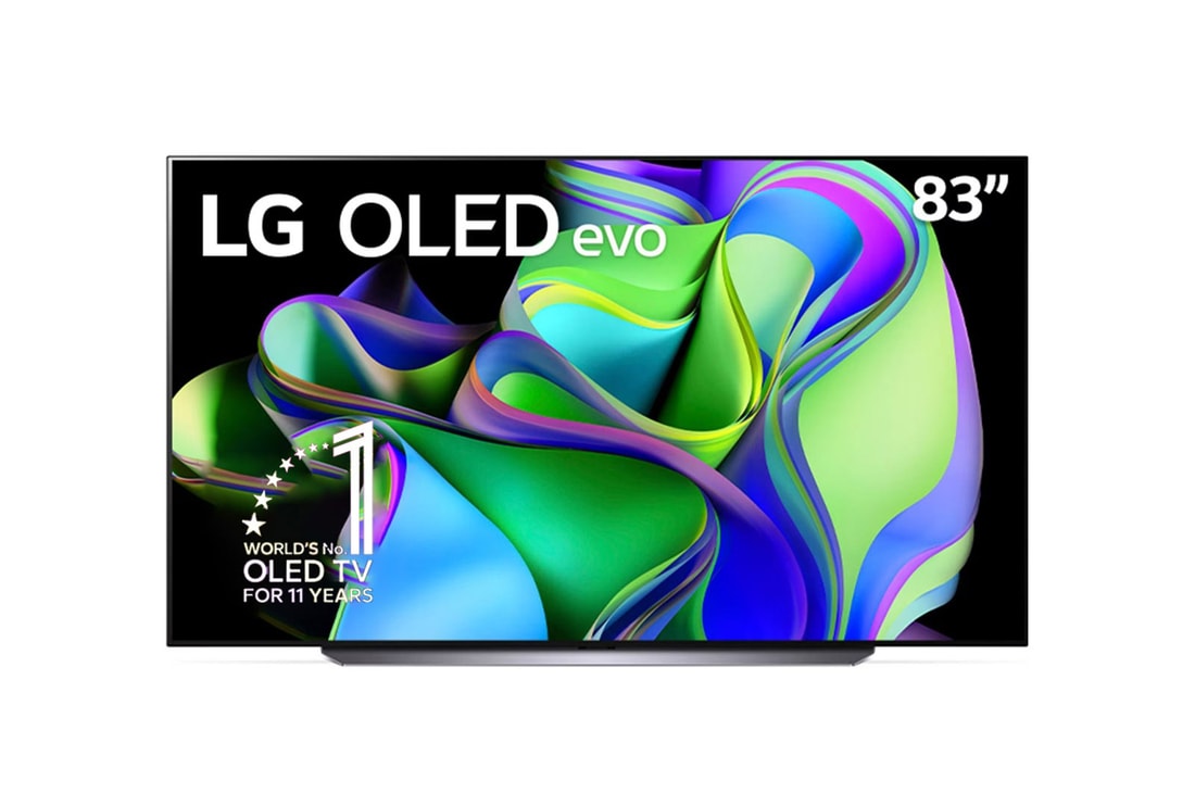 LG Televisor LG 83" OLED evo| 4K |Procesador AI α9 |Smart TV | Dolby Vision y Dolby Atmos |Incluye Magic remote, OLED83C3PSA