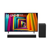 Vista frontal de Combo TV 65UT9050PSA + Barra de sonido S40T - Incluye Magic Remote 65UT9050PSA.S40T