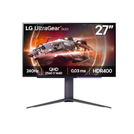 Monitor Gamer UltraGear™ OLED de 27'' | HDR400 True black, 240Hz