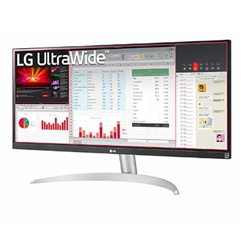 LG Monitor IPS FHD de 29 Pulgadas UltraWide con Multitasking y HDR 10, 29WQ600-W