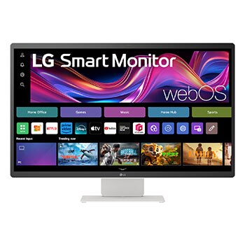 Vista frontal con la altura del monitor ajustada hacia abajo