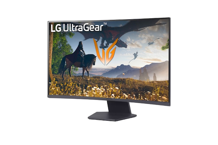 LG 32" Monitor Curvo Gamer UltraGear™ QHD 180Hz 1Ms AMD FreeSync™ HDR10, 32GS60QC-B