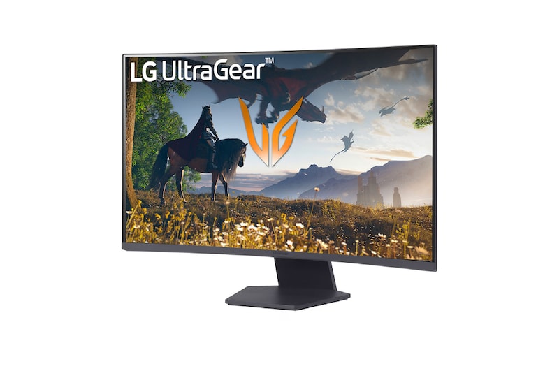 LG 32" Monitor Curvo Gamer UltraGear™ QHD 180Hz 1Ms AMD FreeSync™ HDR10, 32GS60QC-B