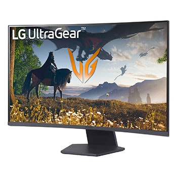 LG 32" Monitor Curvo Gamer UltraGear™ QHD 180Hz 1Ms AMD FreeSync™ HDR10, 32GS60QC-B