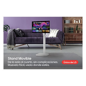 Front view with the display pivoting 90 degrees