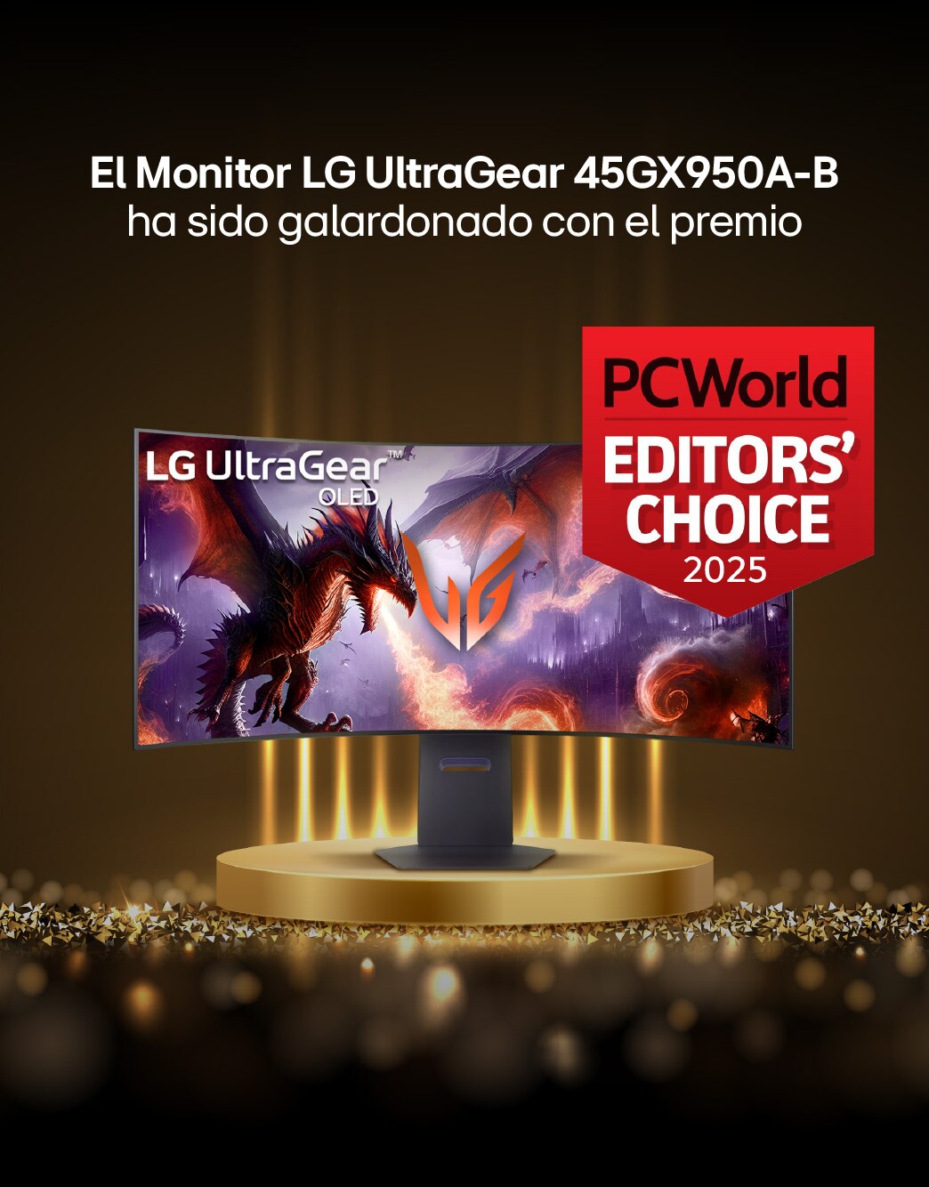 Monitor LG UltraGear OLED 5K2K de 45" con Dual-Mode y 330Hz | LG Colombia