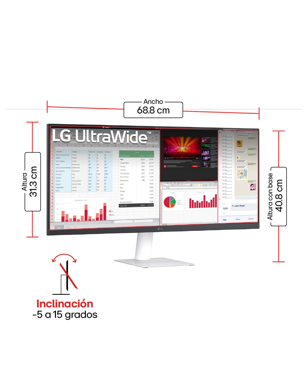 29-inch UltraWide 21:9 WFHD (2560x1080) IPS Display | 29U531A-W | LG ...