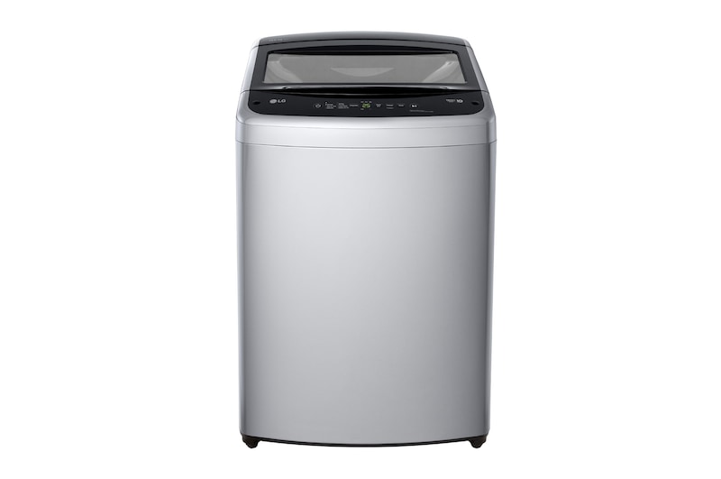 Vista frontal de Lavadora Carga Superior WT19DVTB 19Kg/41lbs Smart Motion Plata
