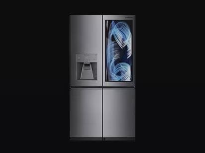 LG SIGNATURE Refrigerator shows optimal freshness technology with air circulation.