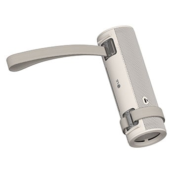 Vista inferior con la correa desatada