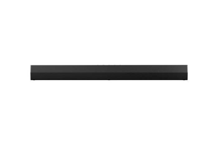 Front view of soundbar