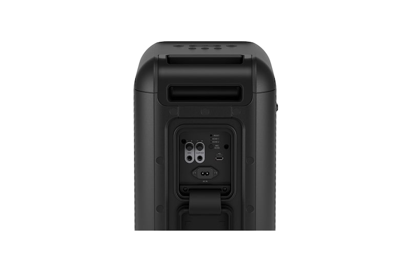 Primer plano del panel de control.