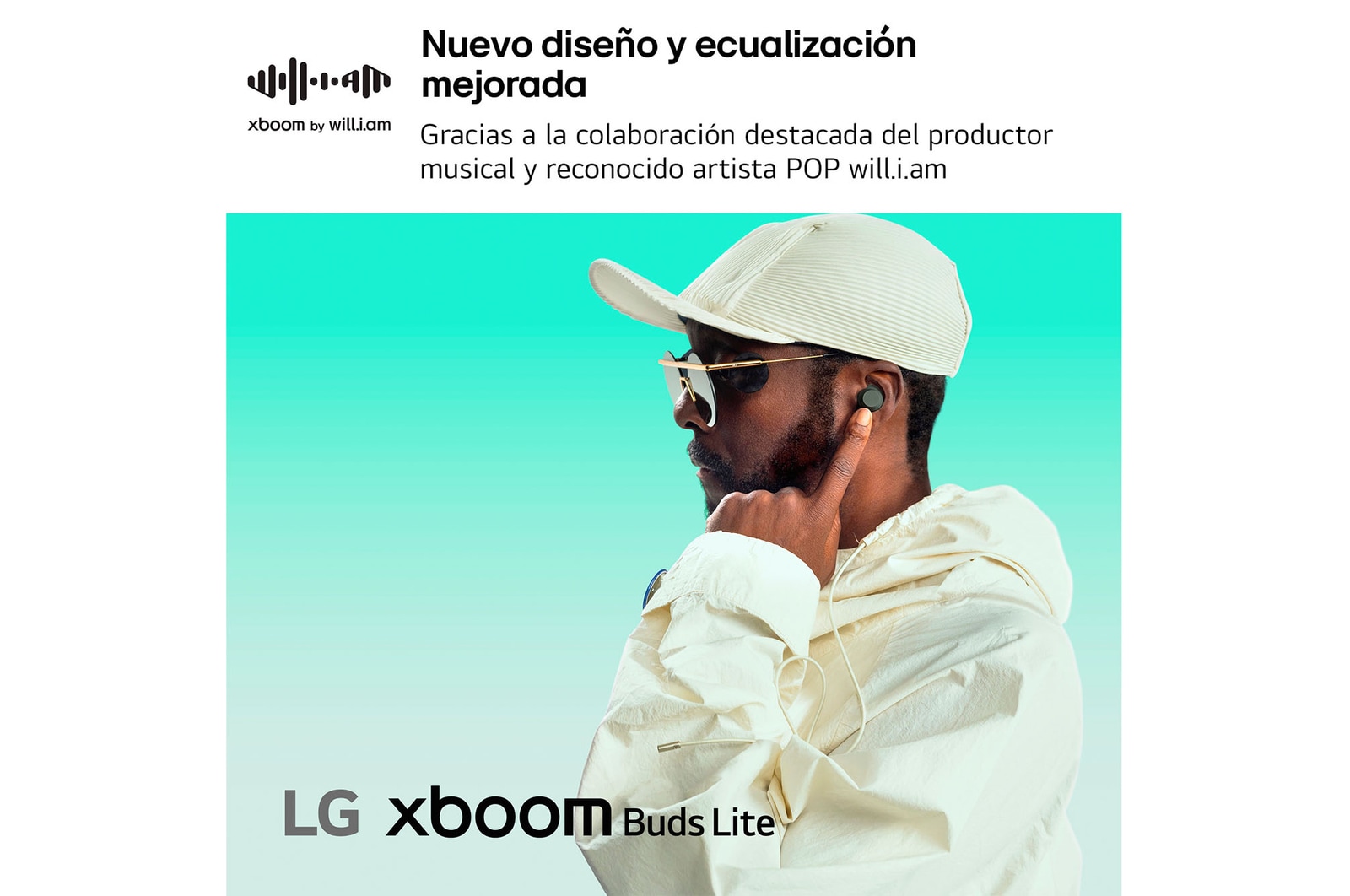 Life Style image of man holding ear buds