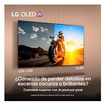 LG OLED detalles oscuros o brillantes