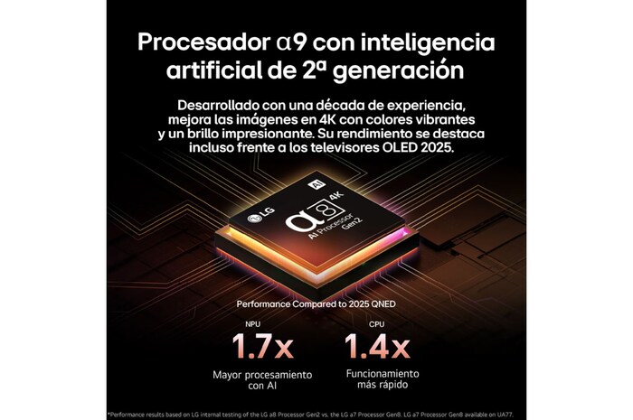 Procesador a9 con inteligencia artificial de 2 generación