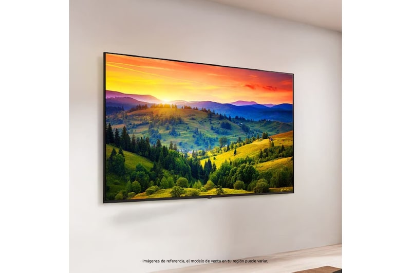 Vista de frente de la Smart TV LG OLED AI B5 4K con mayora color y perfecto para tu hogar