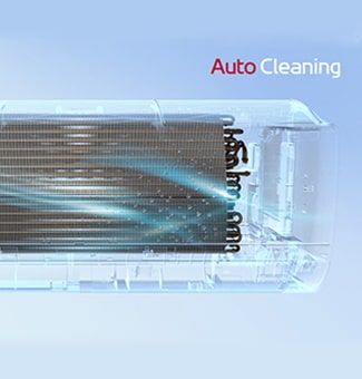 The picture where the air codnitioner cleaning