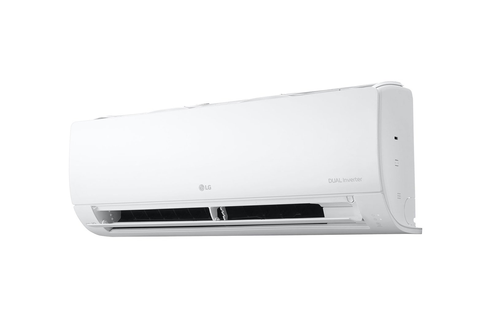 vista frontal con interruptor de coanda movido