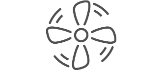  Icono de modo ventilador