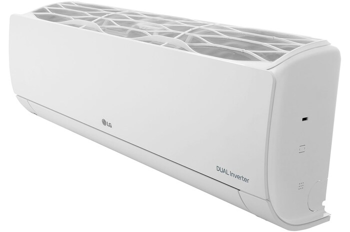 Vista superior aire acondicionado lg