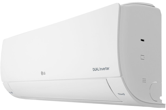 Vista superior  aire acondicionado lg