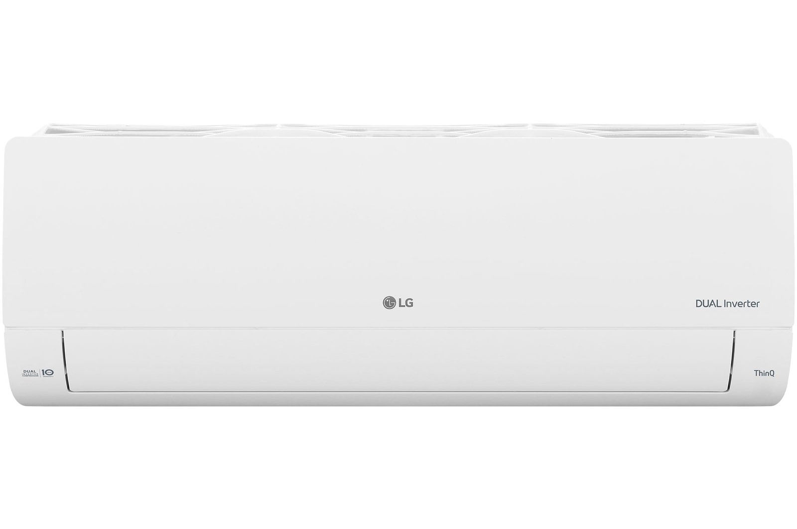 Vista frontal aire acondicionado lg