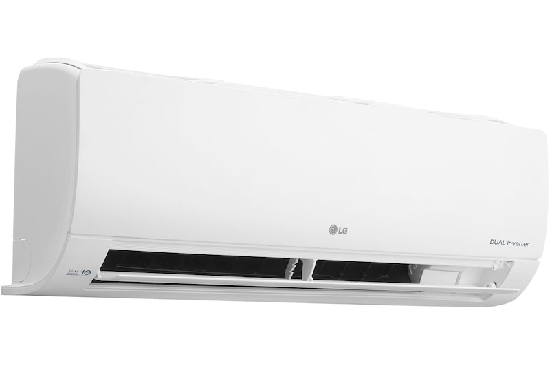 Vista de perfil aire acondicionado lg
