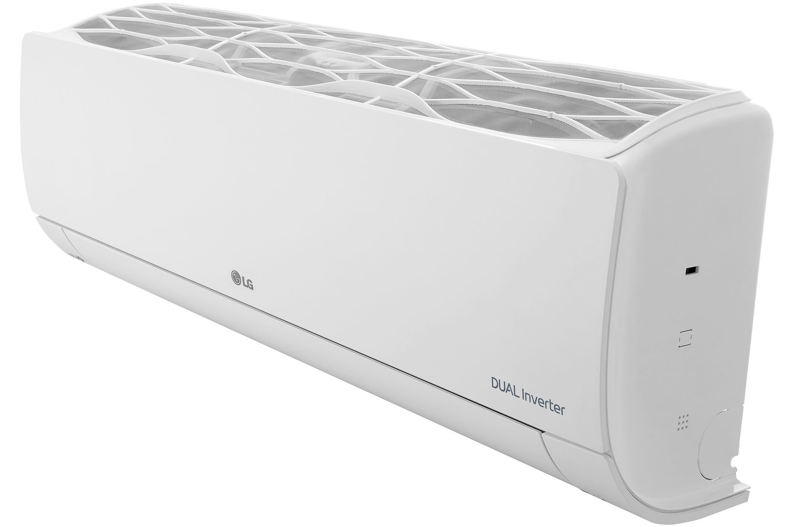 Vista de perfil aire acondicionado lg