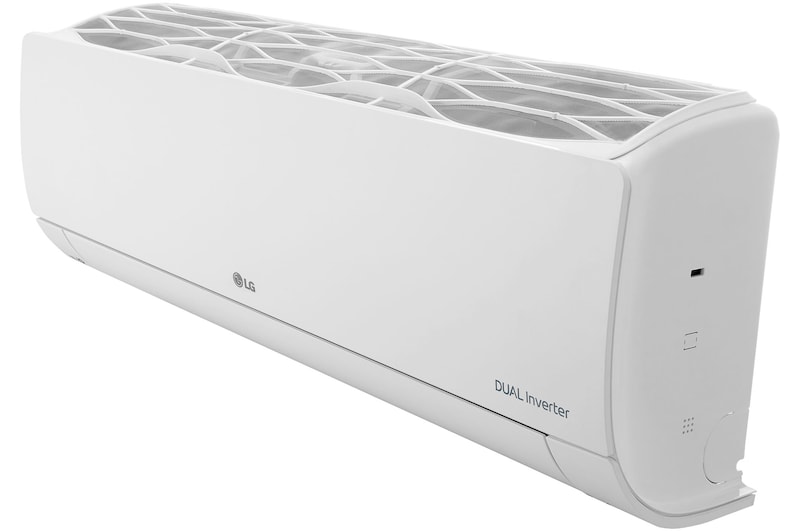 Vista de perfil aire acondicionado lg